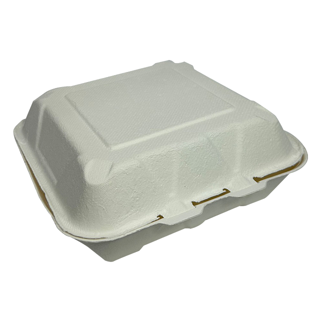 8吋漢堡盒(8.5'' Clamshell PFAS Free )